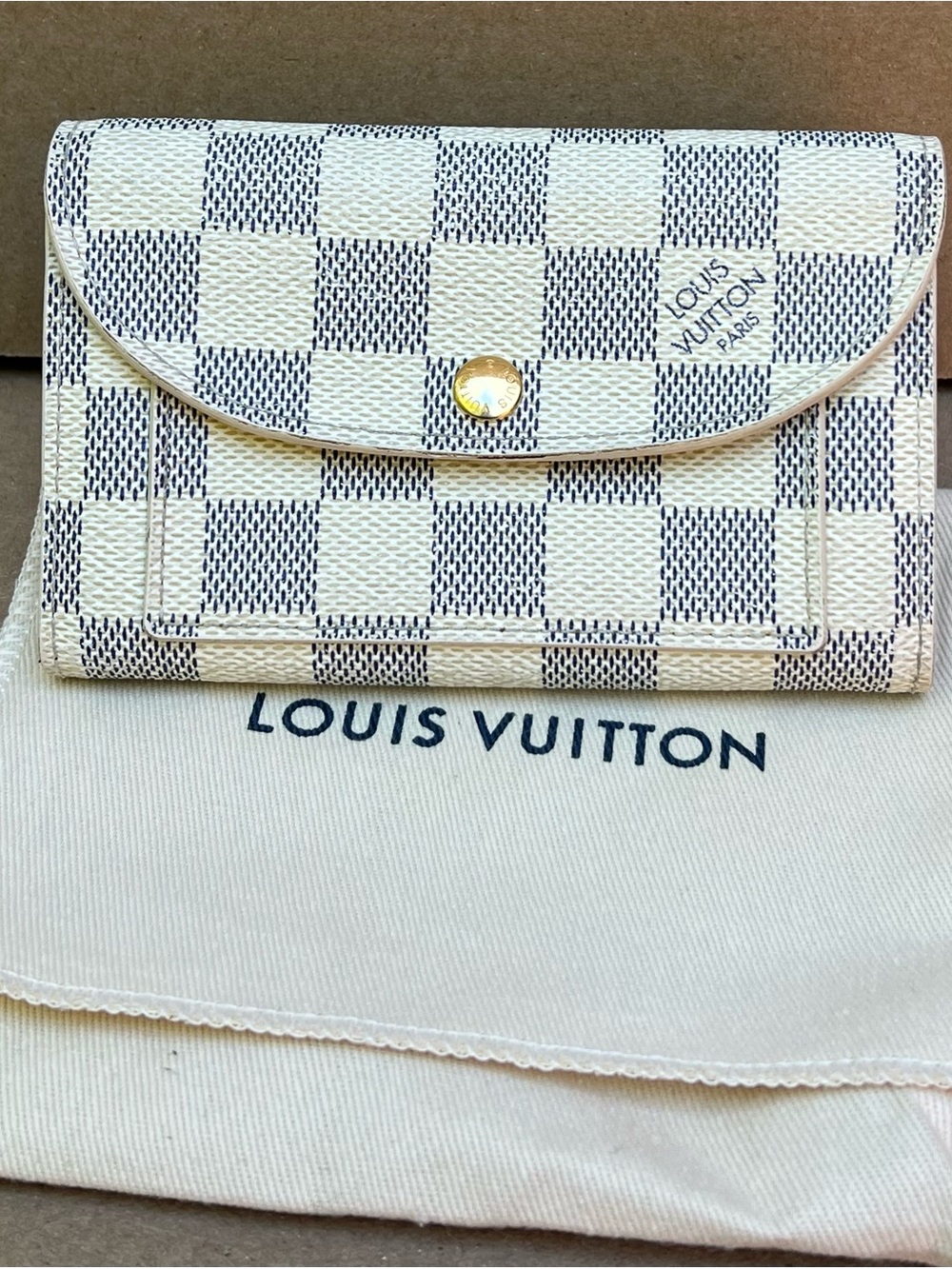 Louis Vuitton Damier Azur Pochette Waist Wallet Bag